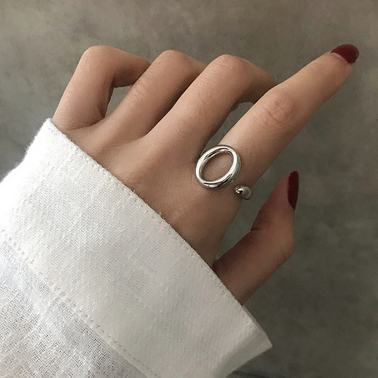 Stacked Vintage Female Design Simple Cold Rings