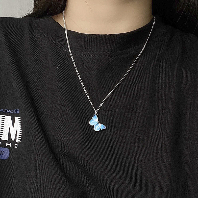 Female Trendy Cold Personality Minimalist Hip Hop Girlfriends Necklace