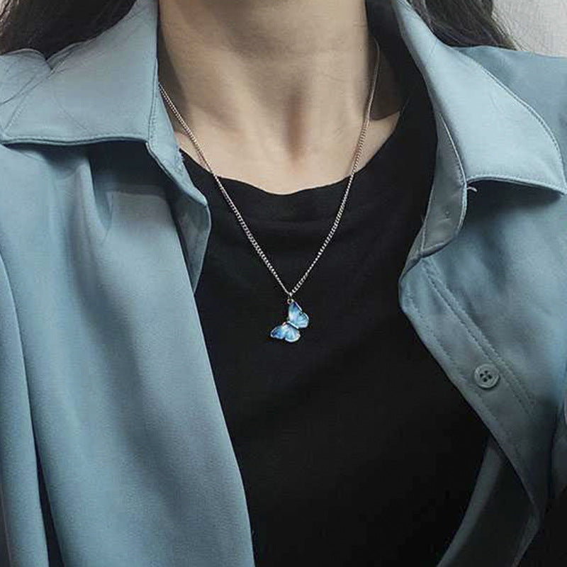 Female Trendy Cold Personality Minimalist Hip Hop Girlfriends Necklace