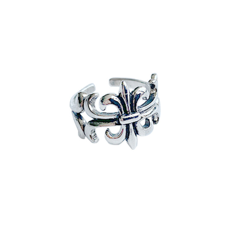 Thai Sier Female Cross Fashion Personality Rings