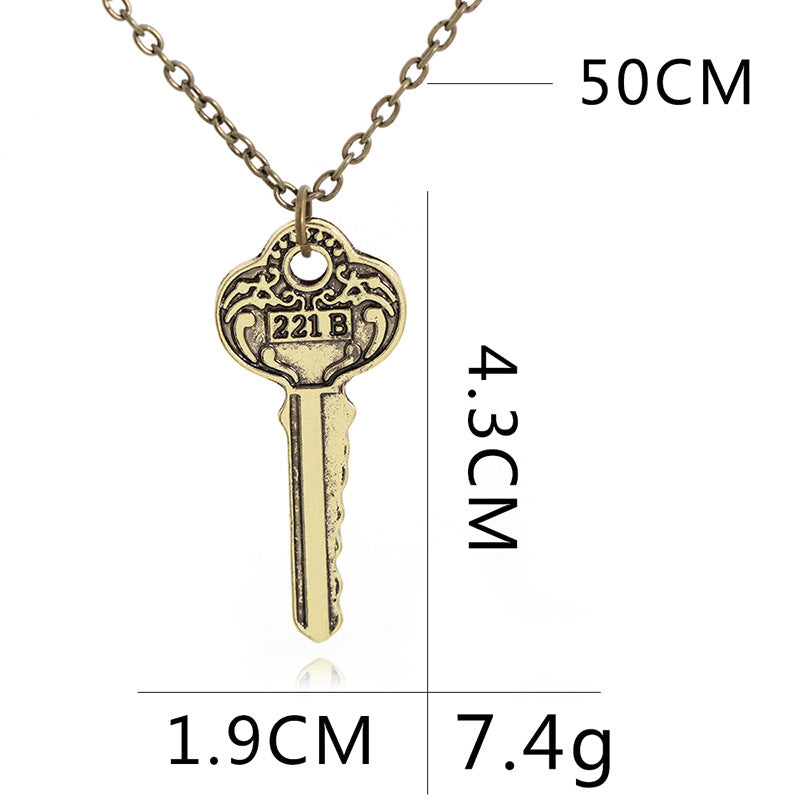 Men's Vintage Sweater Chain Accessories Movie Surrounding Necklaces