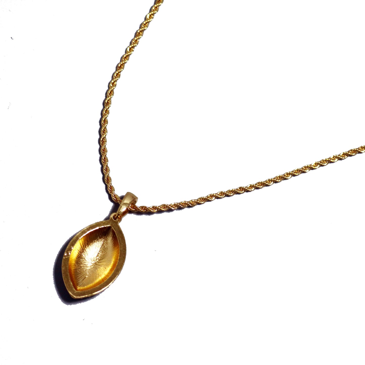 Glamorous Durable Men's Rugby Sports Diamond Necklace