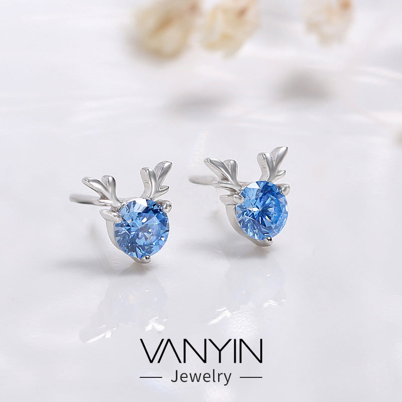 Sterling Sier Simple Zircon Has Your Stud Earrings
