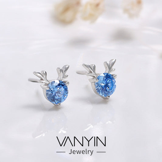 Sterling Sier Simple Zircon Has Your Stud Earrings