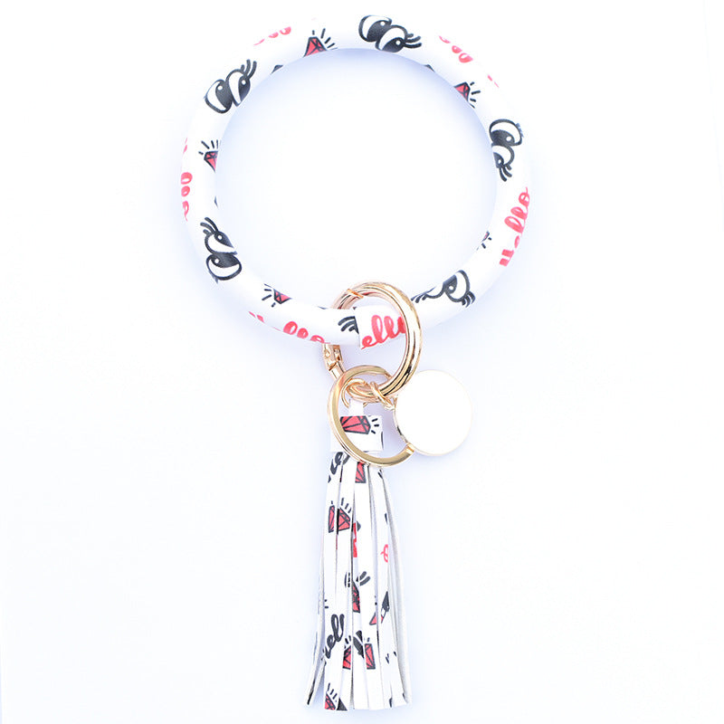 Christmas Pure Leather Key Creative Chain Bracelet