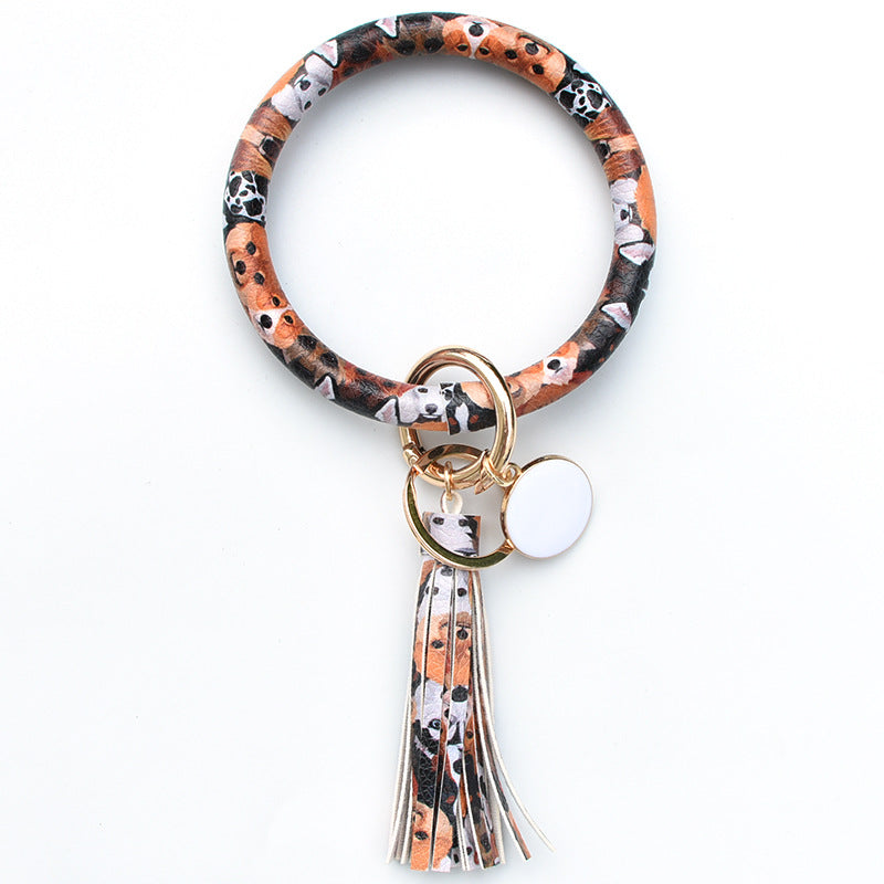 Christmas Pure Leather Key Creative Chain Bracelet