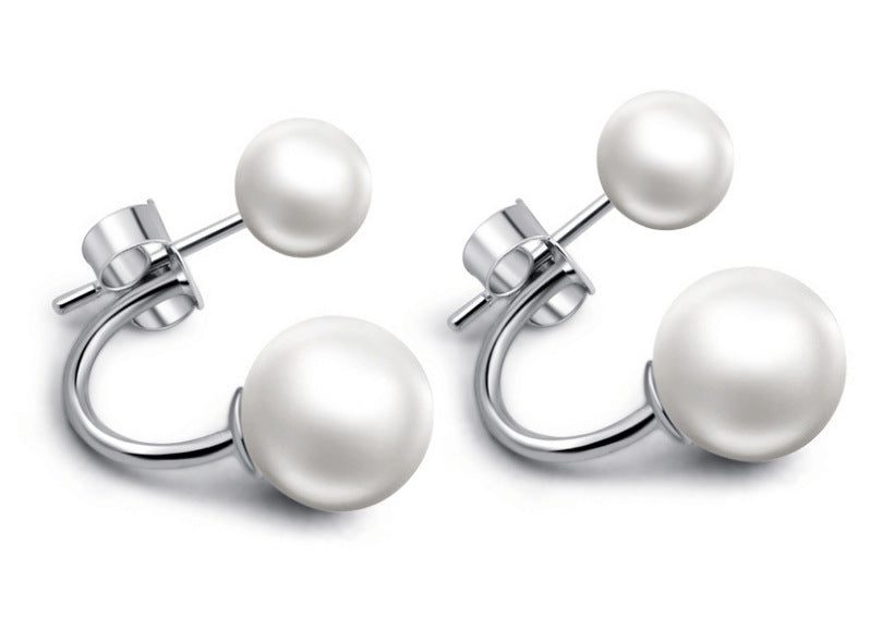 Korean Style Pearl Simple Stylish Ear Earrings