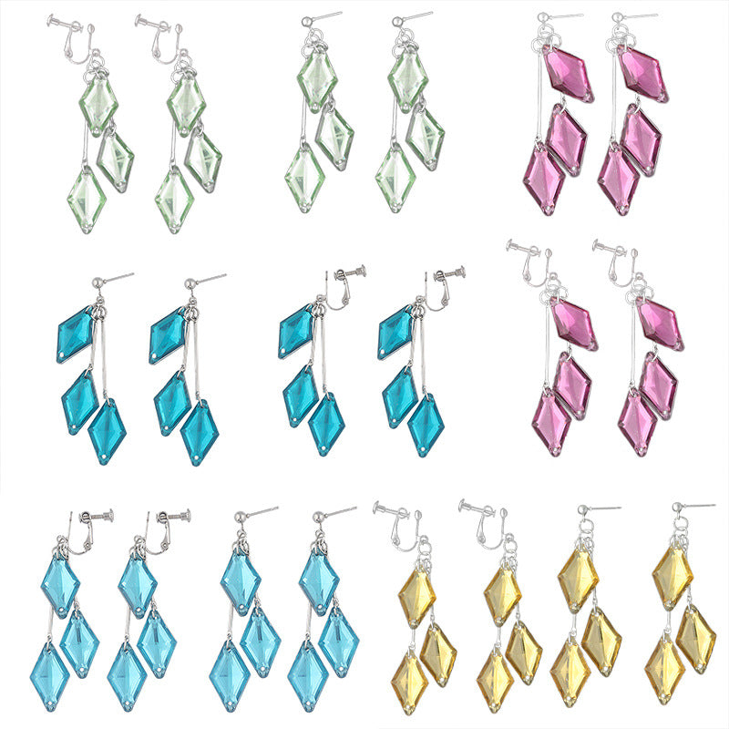 Travel Twisted Fairyland Little Mermaid Group Multicolor Ear Clip Auricular Rings