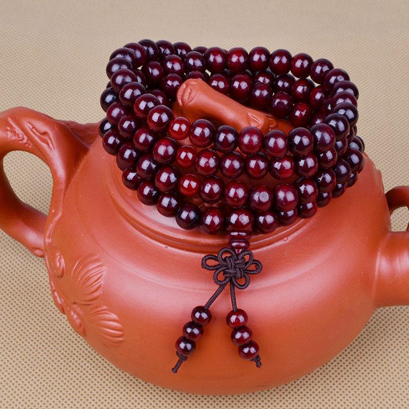 Monk Beads Imitation Rosewood Wooden Bead Bracelets