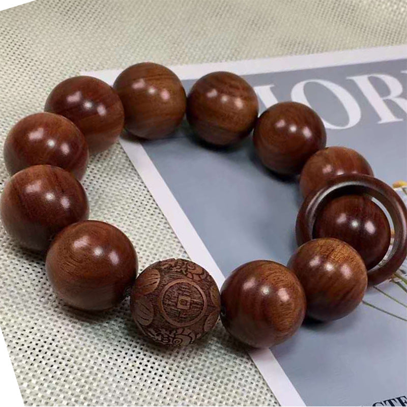 Men's Mexico Wood Buddha Beads Brazil Laos Vietnam Bracelet