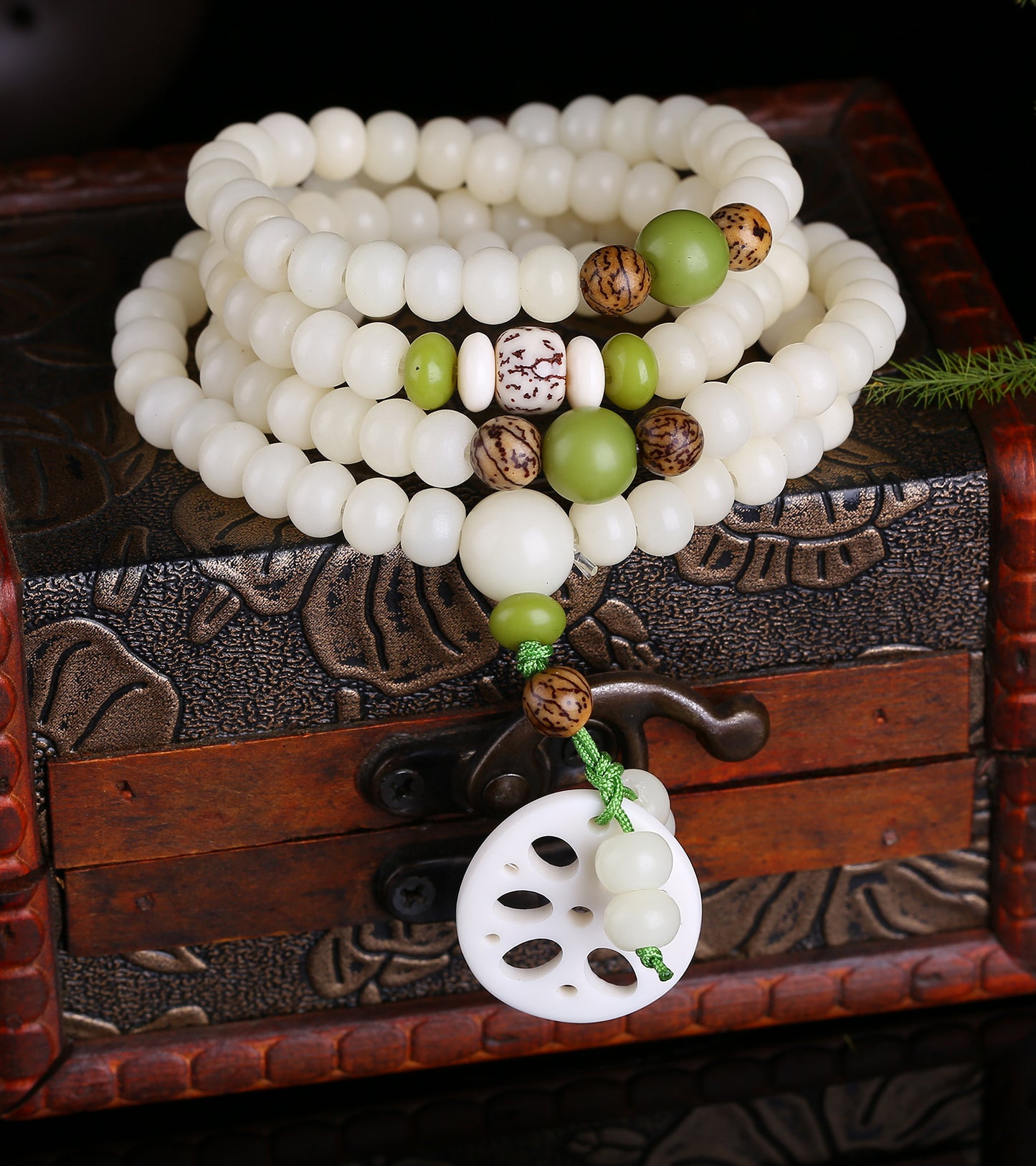 Jade Bodhi Buddha Beads Corypha Lotus Special Pendants