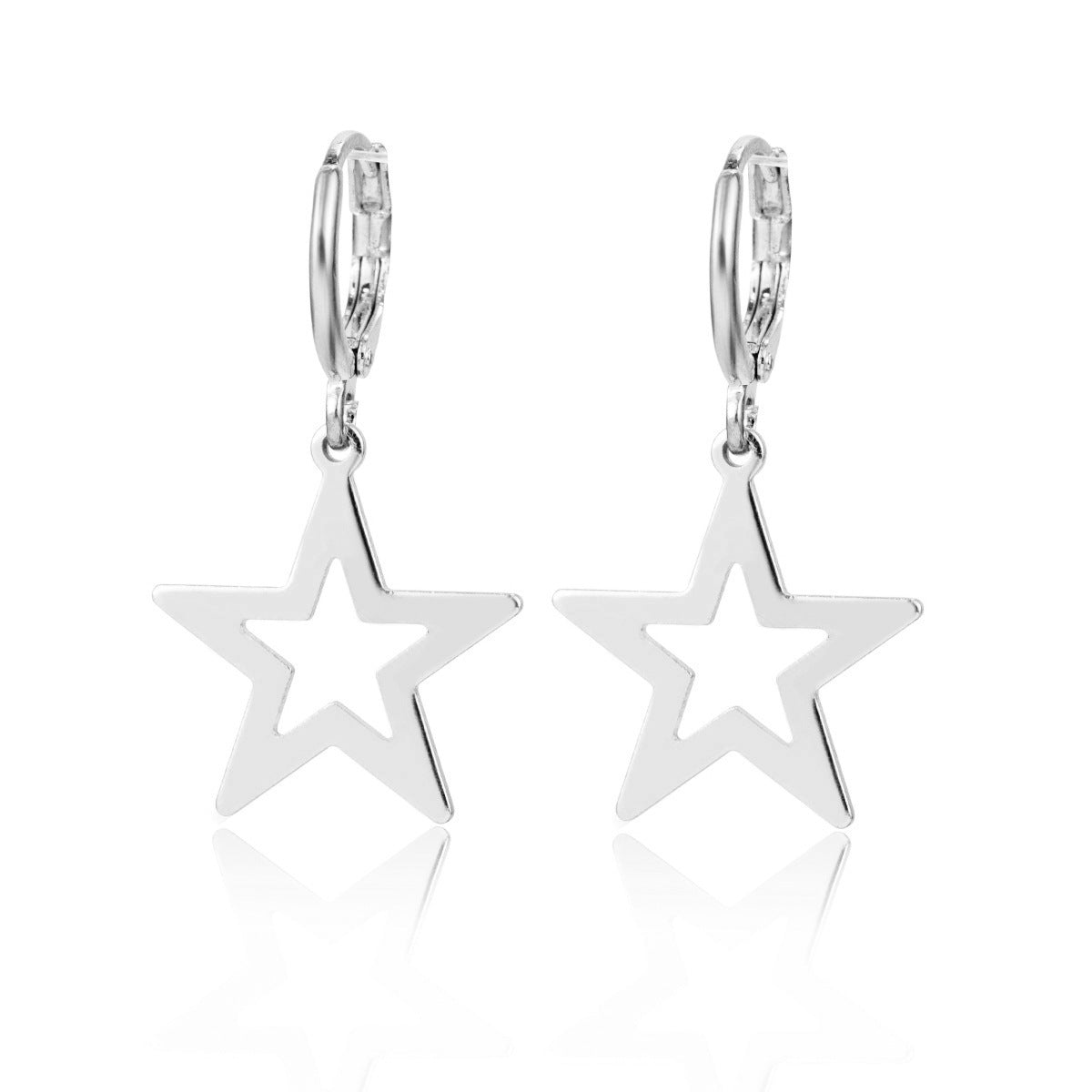 Women's Ornament Star Moon For Mini Shell Earrings