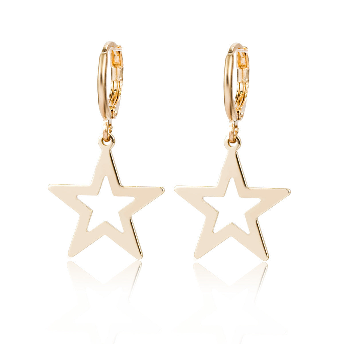 Women's Ornament Star Moon For Mini Shell Earrings