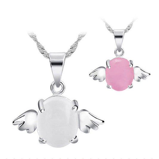 Angel Fashion Natural Water Drop White Pendants