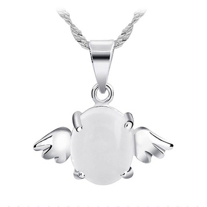 Angel Fashion Natural Water Drop White Pendants