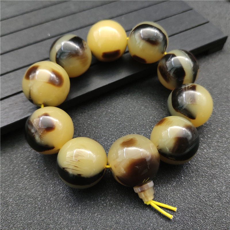 Live Streaming Imitation Horn Couple Beads Ethnic Style Antelope Bracelet