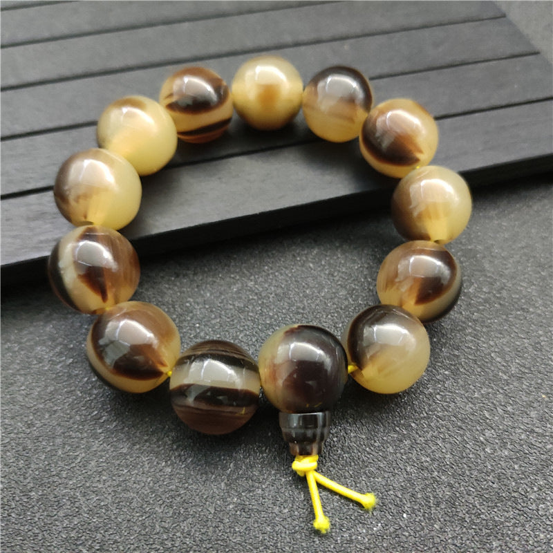 Live Streaming Imitation Horn Couple Beads Ethnic Style Antelope Bracelet