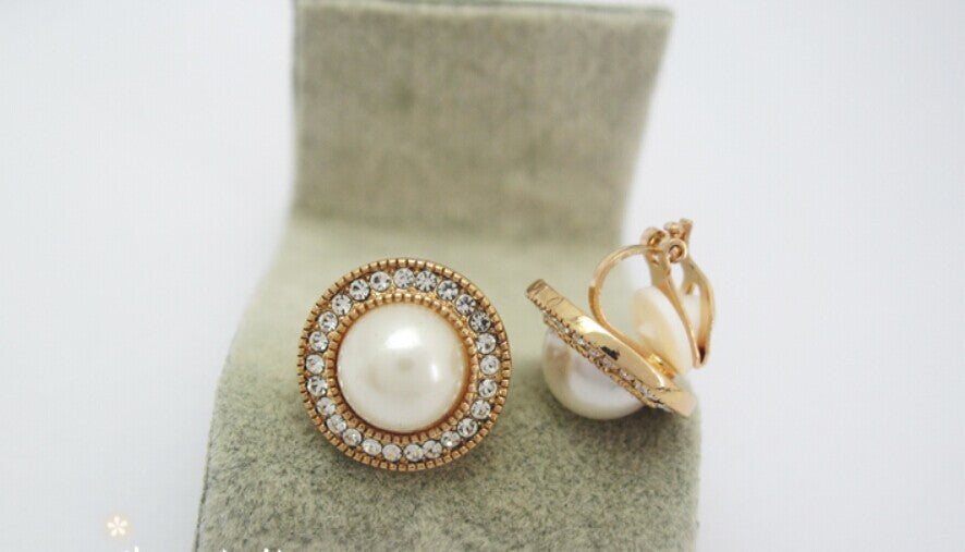 Fashion Big Flower Bird's Nest Diamond Ears Rings