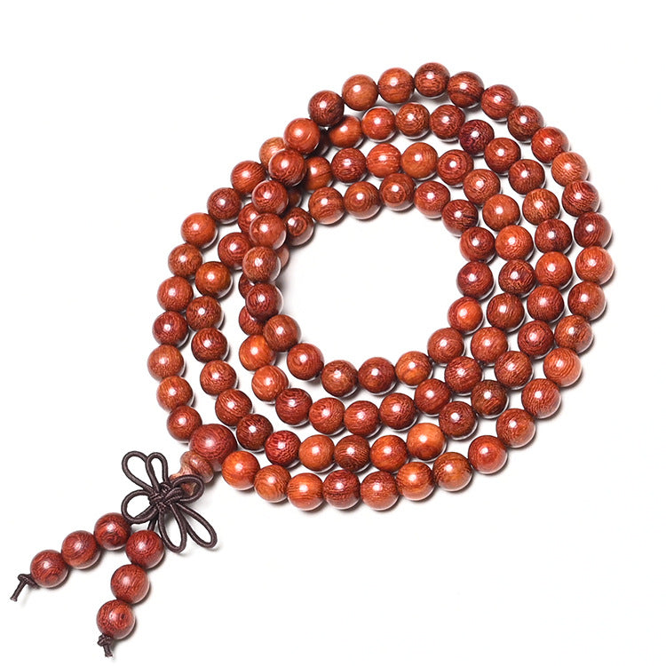 Women's & Men's Red Sandalwood Wooden Prayer Beads Popular Bracelet