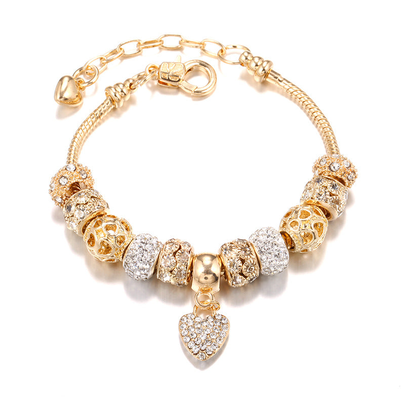 Innovative Alloy Bead Gold Beads Ornament Bracelets