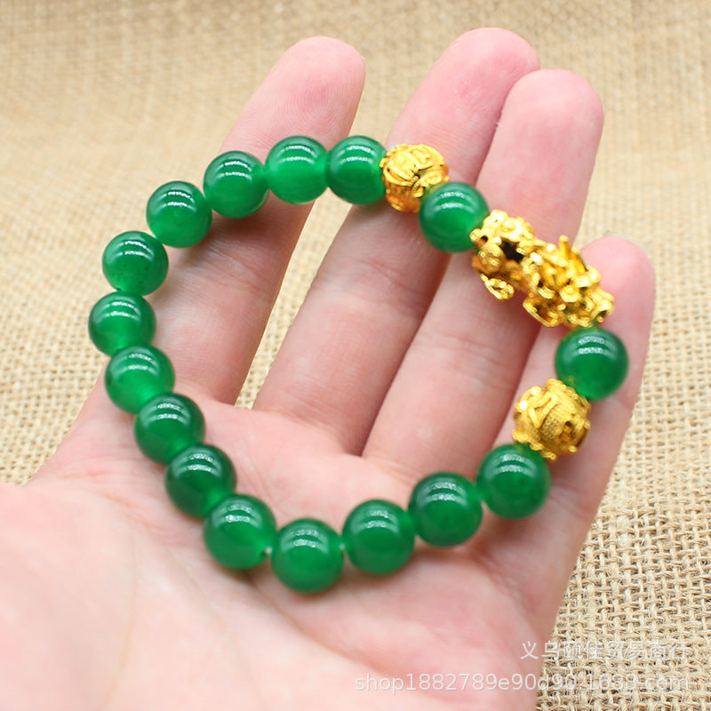 Golden Balls Online Store Travel Commemorative Drainage Small Bracelet