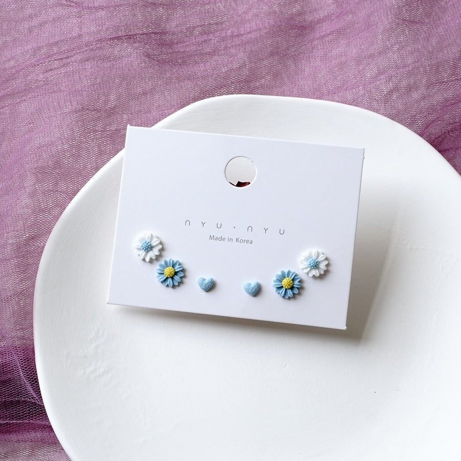 Simple Fresh Korean Style Needle Popular Earrings