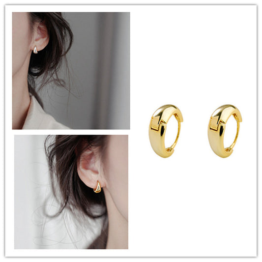 Style Hoop Simple Small Circle Female Earrings