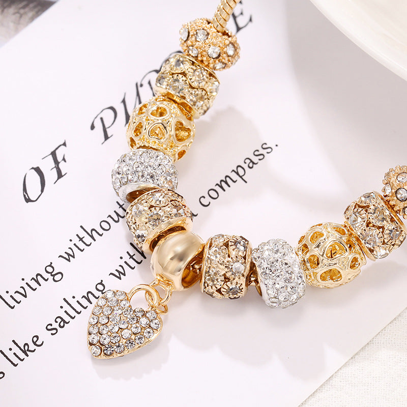 Innovative Alloy Bead Gold Beads Ornament Bracelets