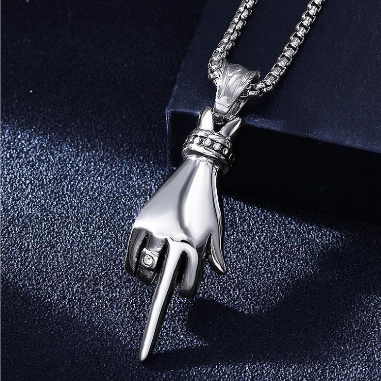 Men's Domineering Fashion Trendy Skull Ghost Head Necklaces