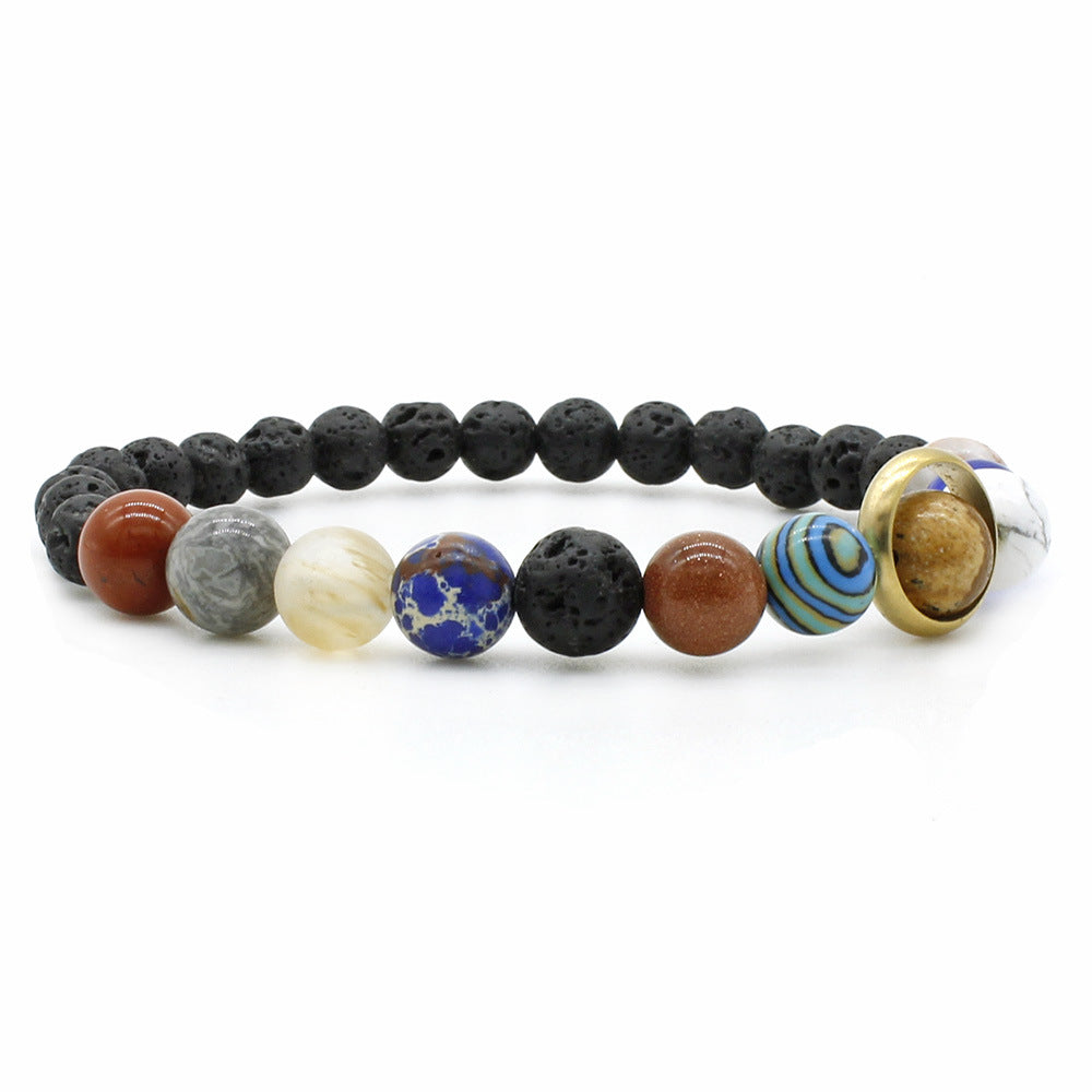 Stone Night Sky Star Galaxy Eight Bracelet