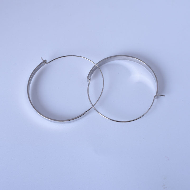 Fashion Semicircle Circle Geometric Simple Elegant Versatile Stud Earrings