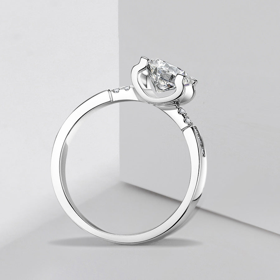 Waist Cow Head Karat Simulation Diamond Rings