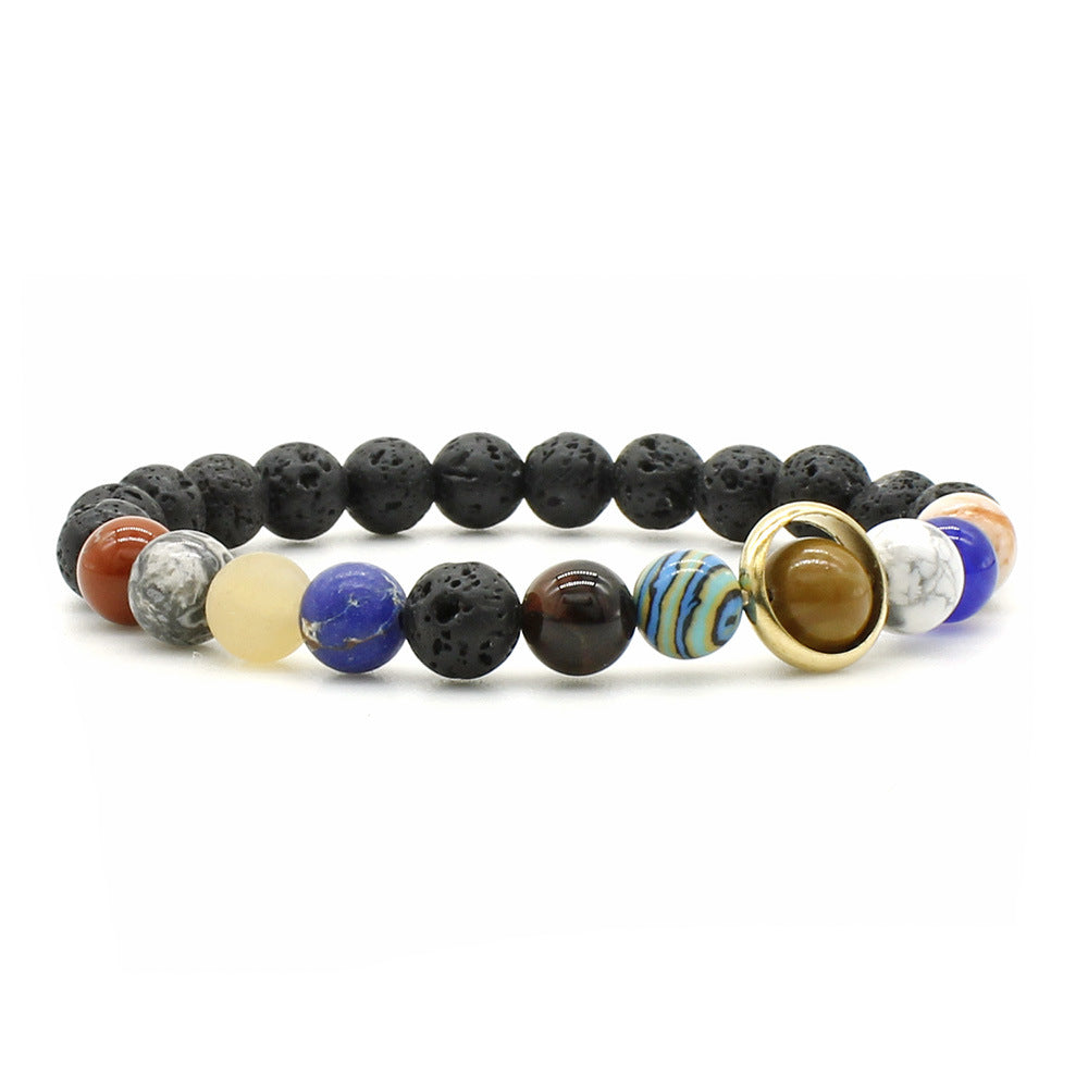 Stone Night Sky Star Galaxy Eight Bracelet