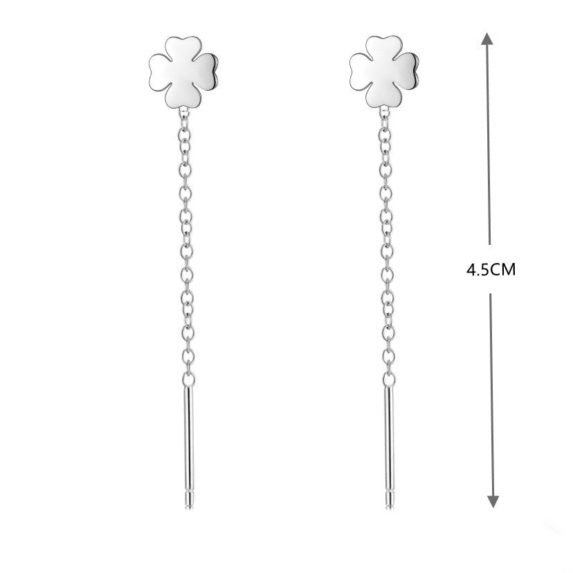 Women's Sterling Sier Light Luxury Minority Design Simple Ear Line