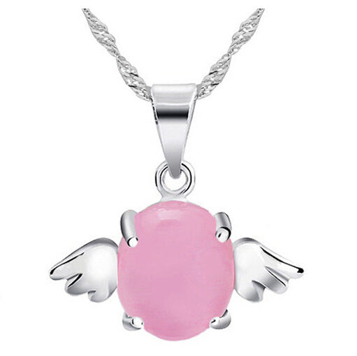 Angel Fashion Natural Water Drop White Pendants