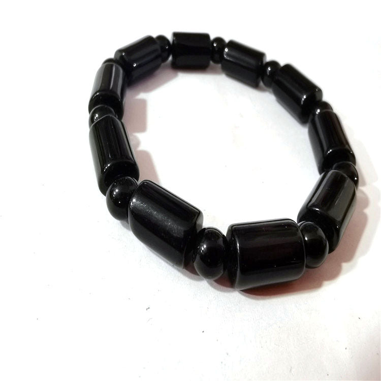 Agate Bead Column Barrel Shaped Live Bracelets