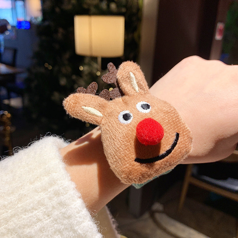 Christmas Plush Pop Cute Cartoon Doll Couple Small Gift Bracelet