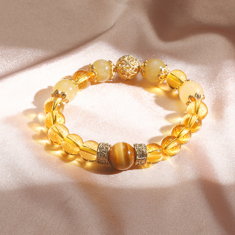 Quartz Citrine Money Drawing And Luck Changing Bracelets