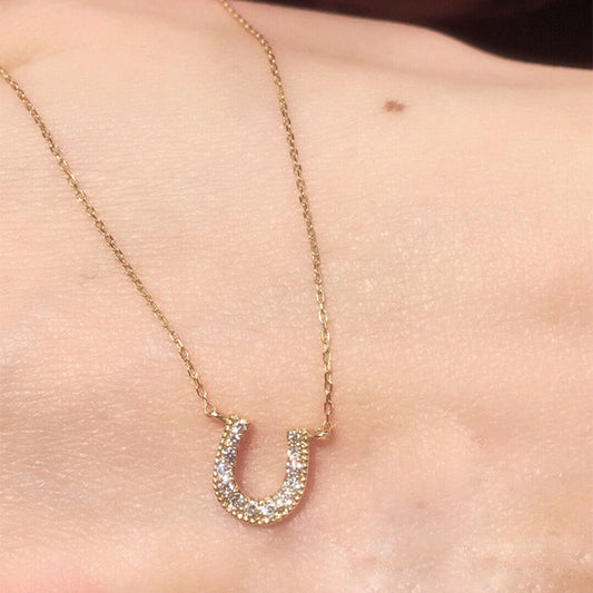Women's Horseshoe U-shaped For Simple Clavicle Chain Neck Necklaces