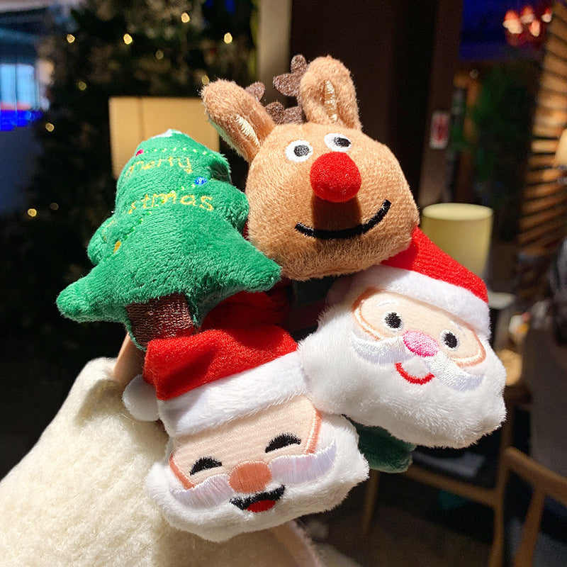Christmas Plush Pop Cute Cartoon Doll Couple Small Gift Bracelet