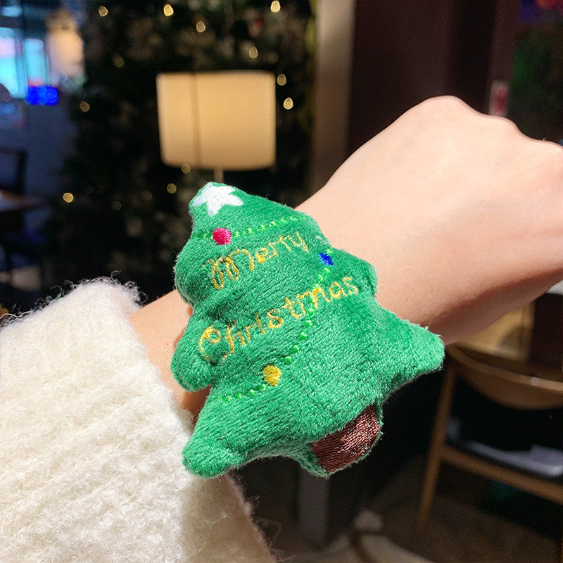 Christmas Plush Pop Cute Cartoon Doll Couple Small Gift Bracelet