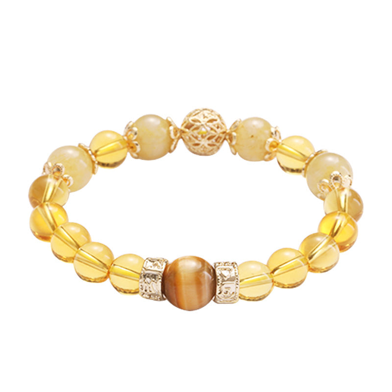 Quartz Citrine Money Drawing And Luck Changing Bracelets