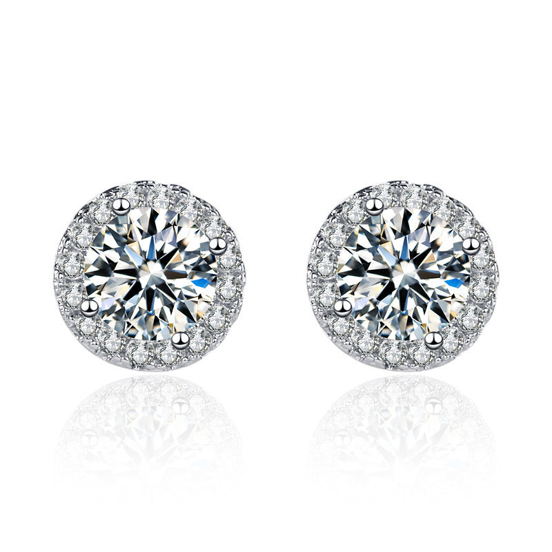 Attractive Diamond Round Bag Live Broadcast Rings