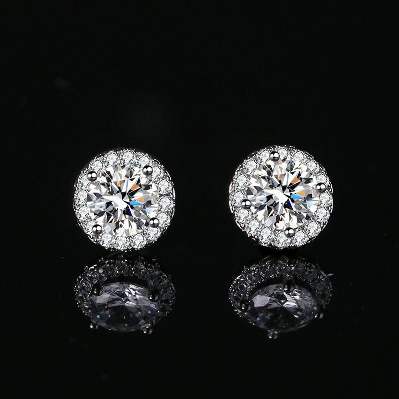 Attractive Diamond Round Bag Live Broadcast Rings