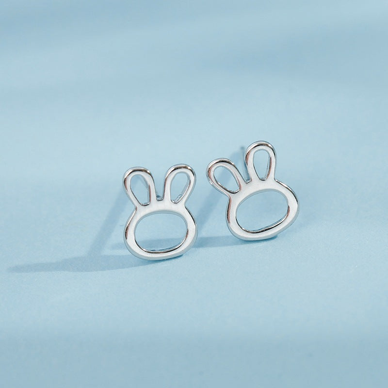 Women's Korean Style Mini Sweet Fresh Star Moon Simple Stud Earrings