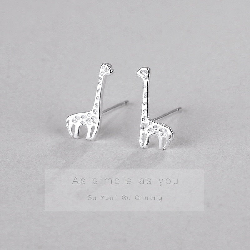 Women's Korean Style Mini Sweet Fresh Star Moon Simple Stud Earrings