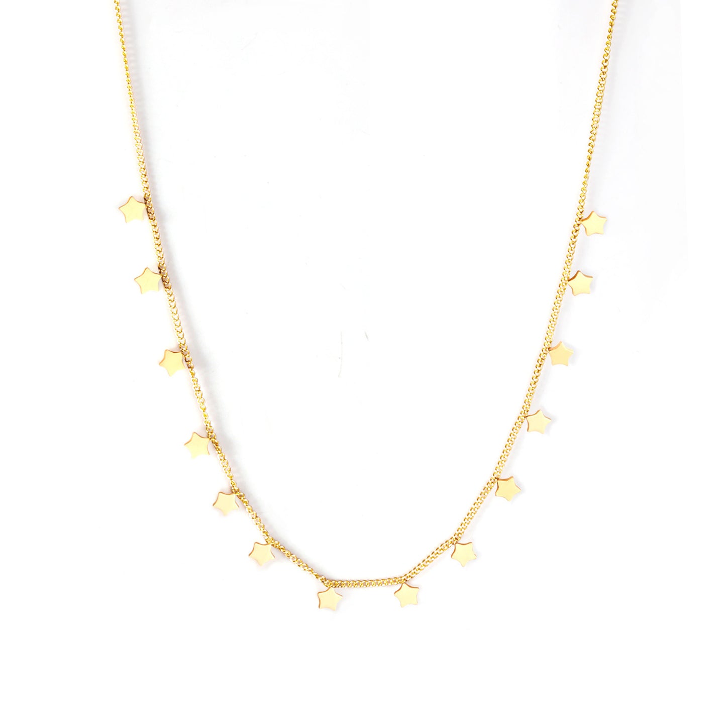Niche High-grade Simple Temperamental Geometric Electroplated Stainless Necklaces