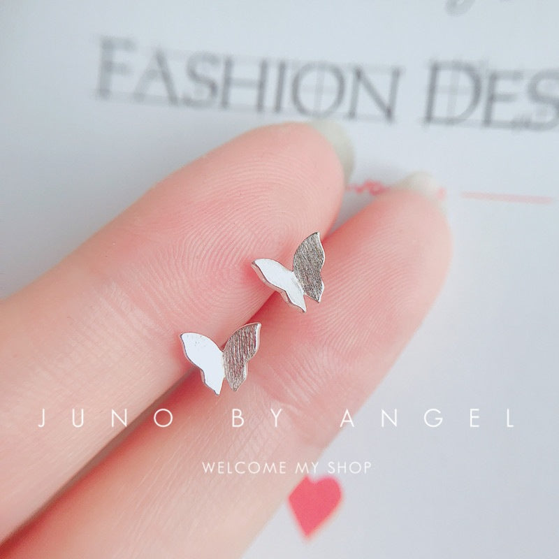 Women's Korean Style Mini Sweet Fresh Star Moon Simple Stud Earrings