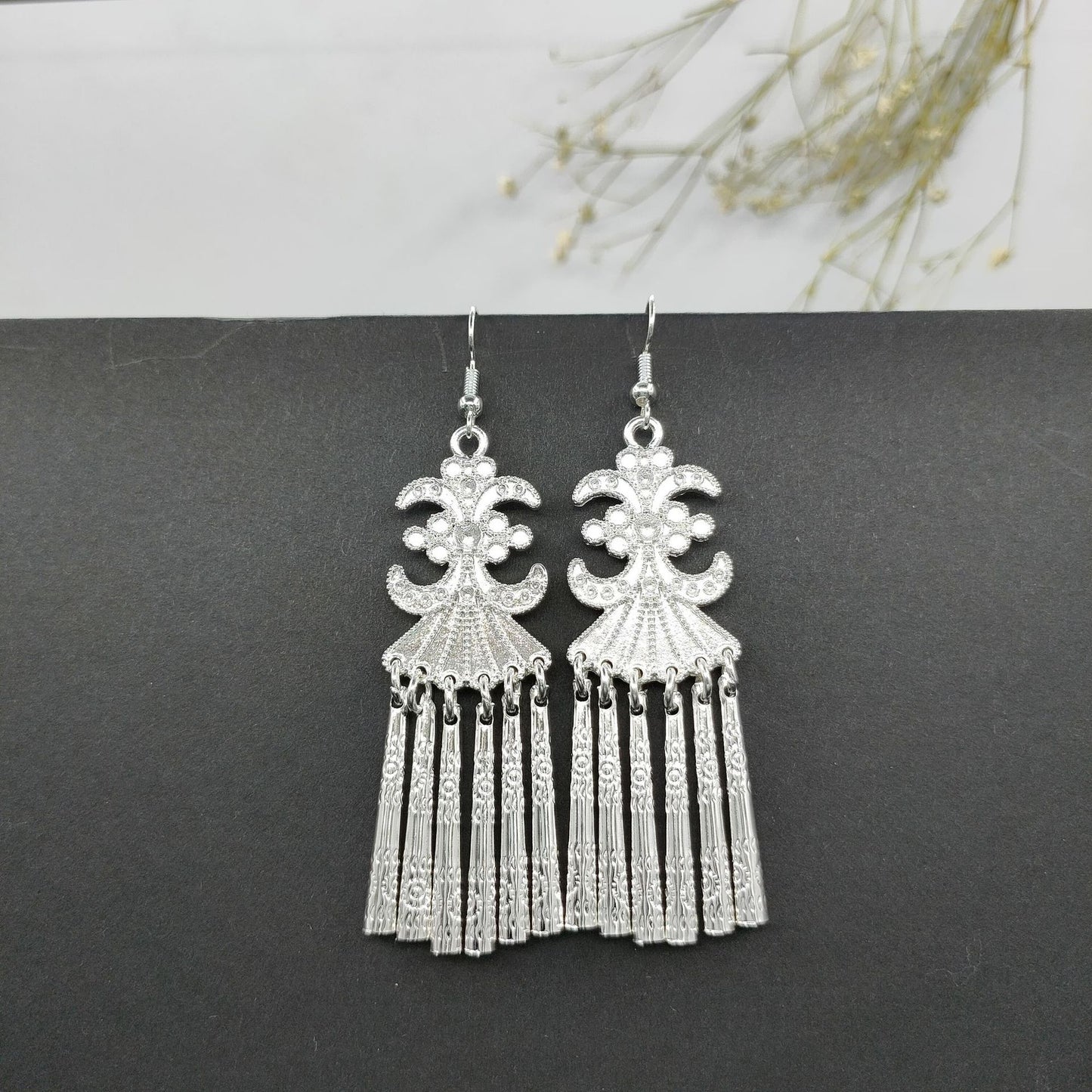 Style Imitation Sier Accessories Tourism Scenic Spot Earrings