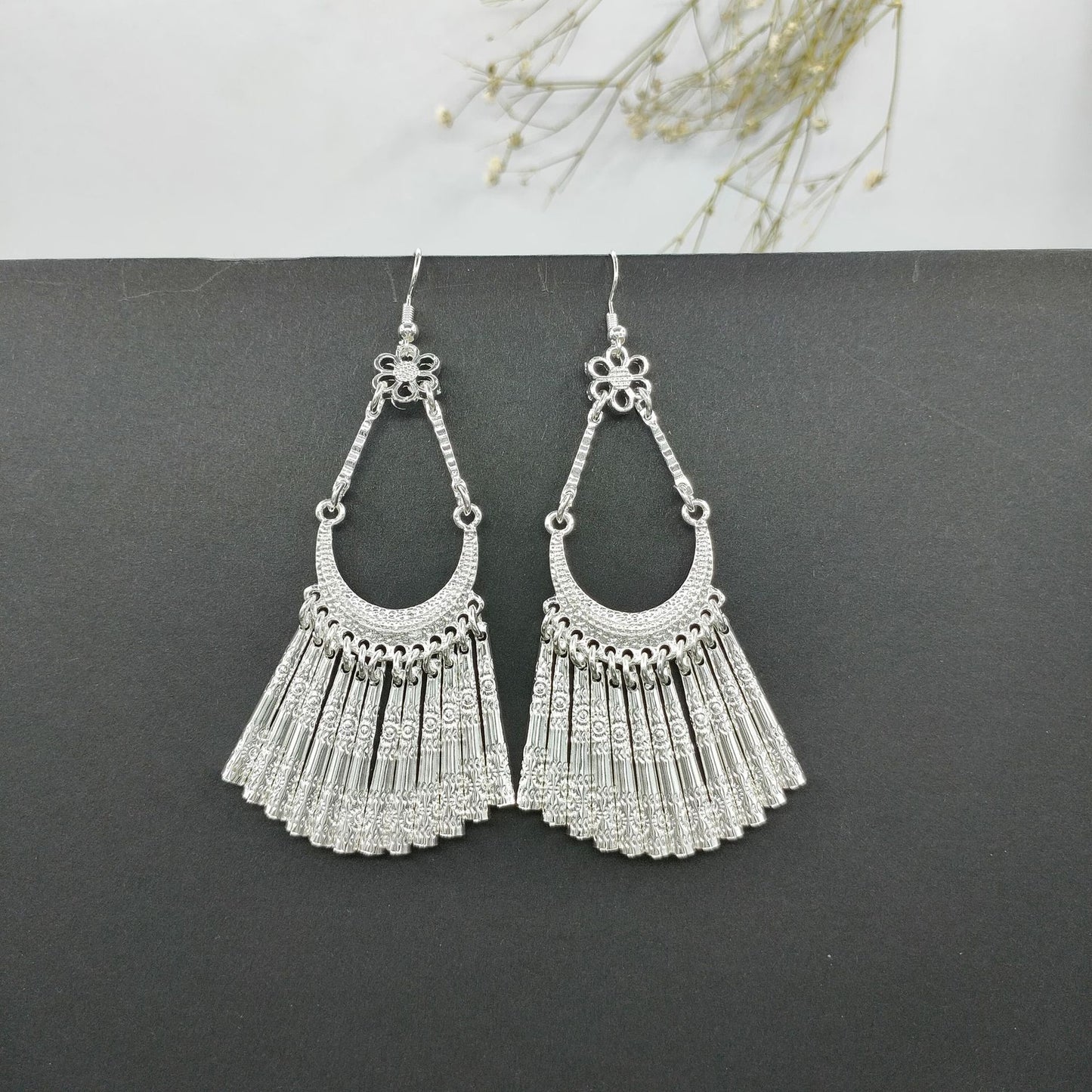 Style Imitation Sier Accessories Tourism Scenic Spot Earrings